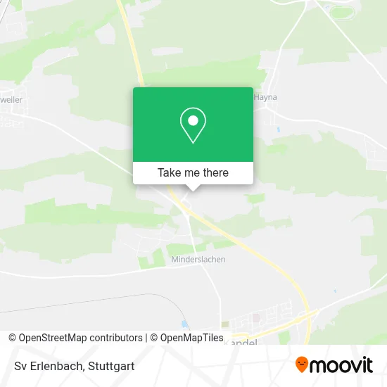 Sv Erlenbach map