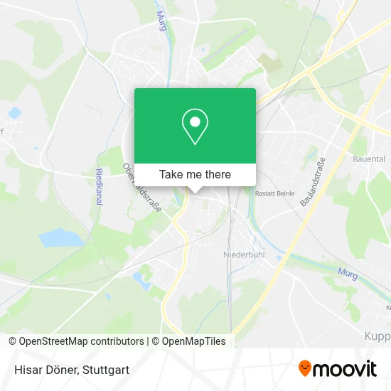 Hisar Döner map