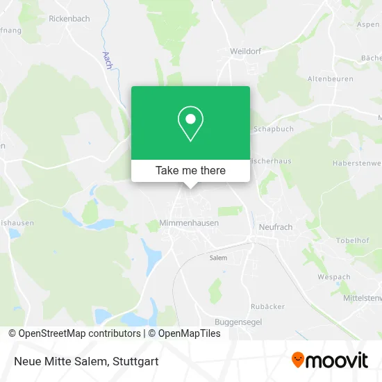 Neue Mitte Salem map
