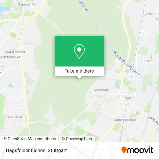 Hagsfelder Eichen map