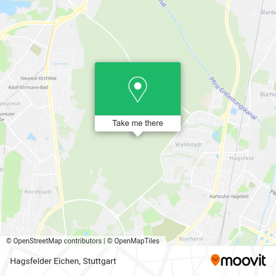 Hagsfelder Eichen map