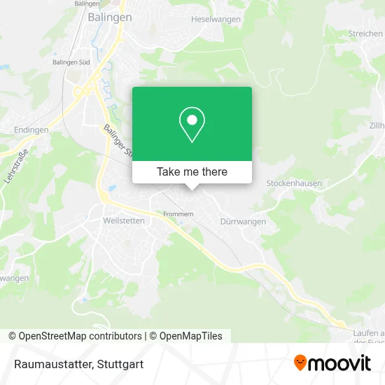 Raumaustatter map
