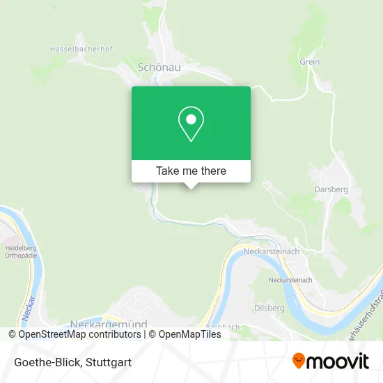 Goethe-Blick map