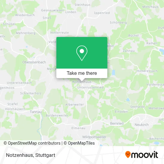 Notzenhaus map