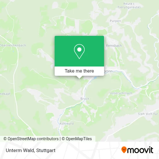 Unterm Wald map