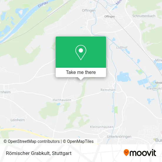 Römischer Grabkult map