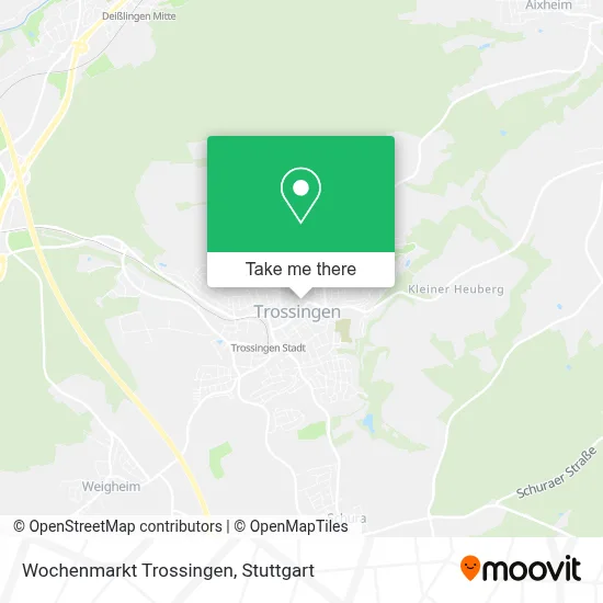 Wochenmarkt Trossingen map