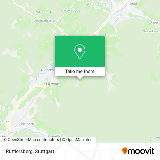 Rüttlersberg map