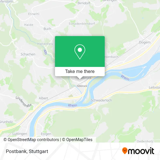 Postbank map
