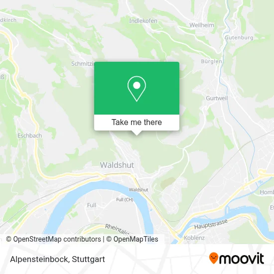 Alpensteinbock map
