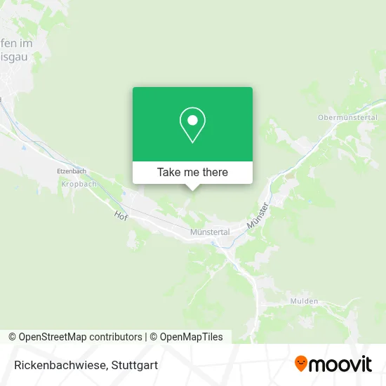 Rickenbachwiese map