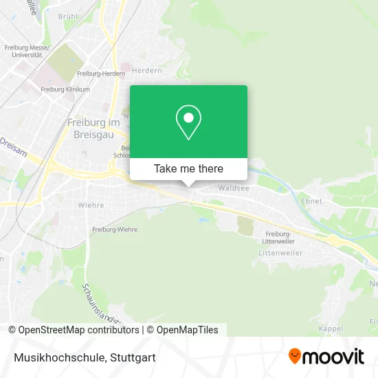Musikhochschule map