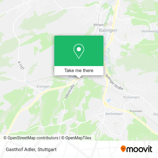 Gasthof Adler map