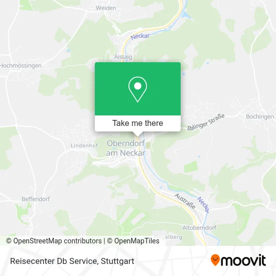 Reisecenter Db Service map