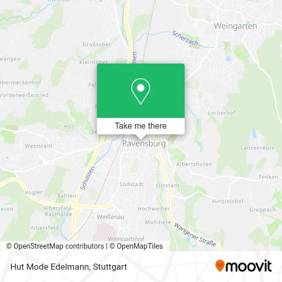 Hut Mode Edelmann map