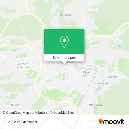 Alte Post map