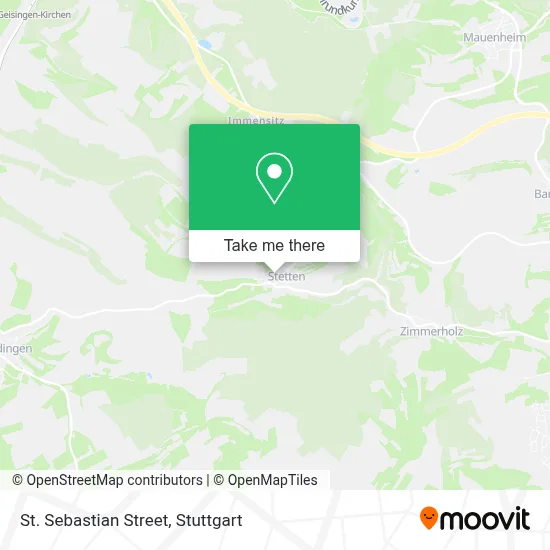 St. Sebastian map