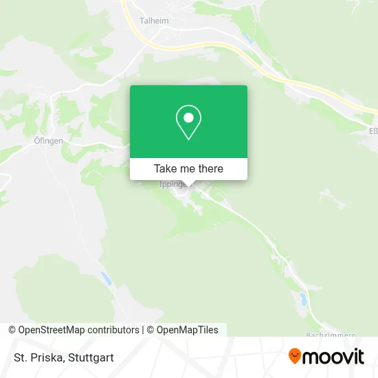 St. Priska map