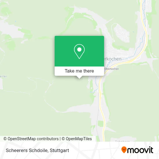 Scheerers Schdoile map