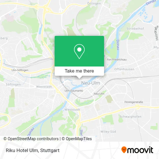 Riku Hotel Ulm map