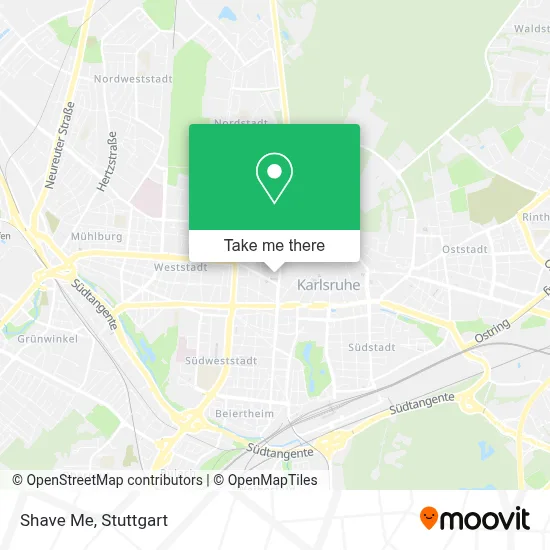 Shave Me map