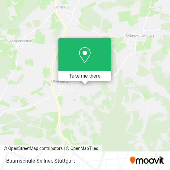 Baumschule Sellner map