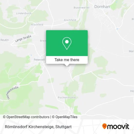 Römlinsdorf Kirchensteige map