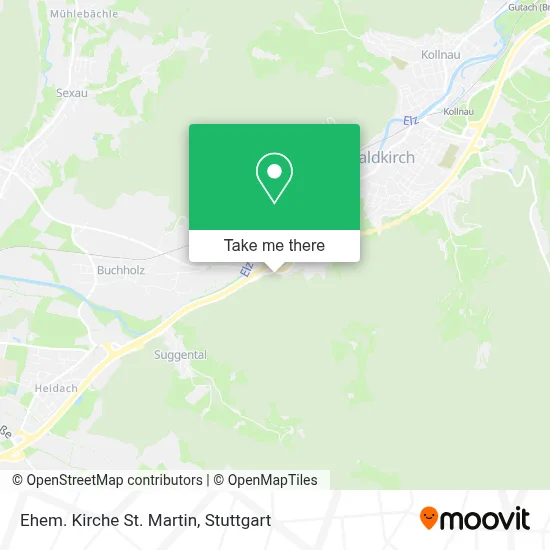 Ehem. Kirche St. Martin map