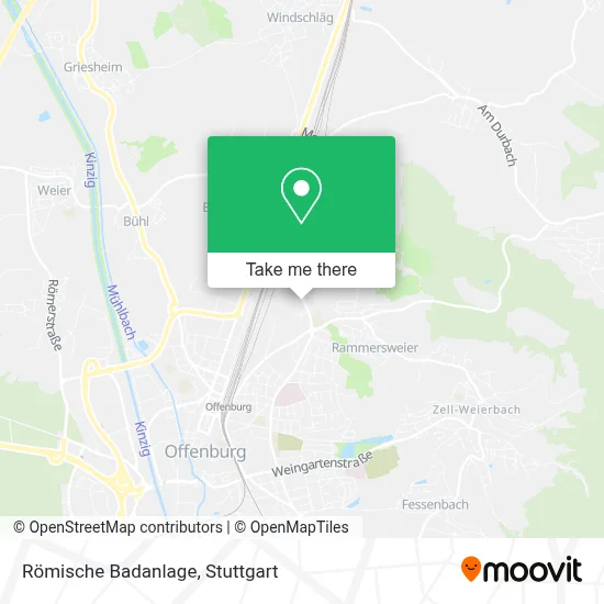 Römische Badanlage map