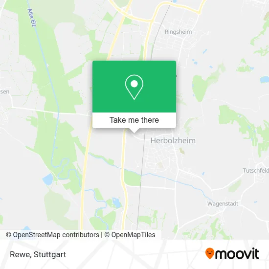 Rewe map