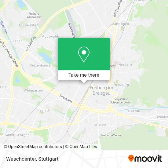 Waschcenter map