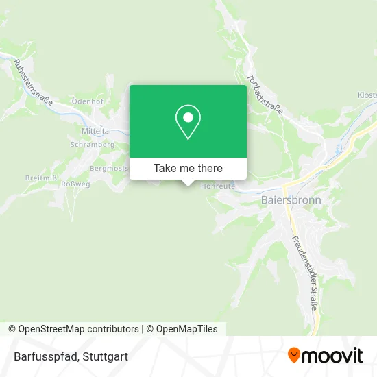 Barfusspfad map