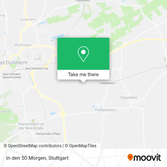 In den 50 Morgen map