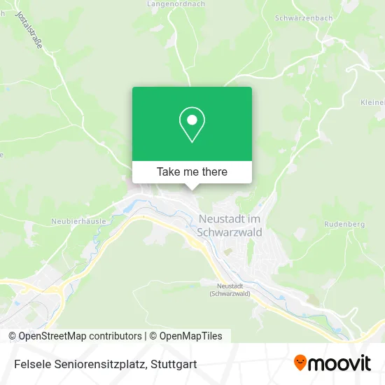 Felsele Seniorensitzplatz map
