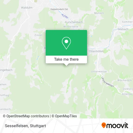 Sesselfelsen map