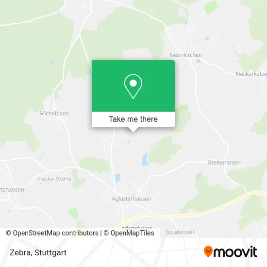 Zebra map