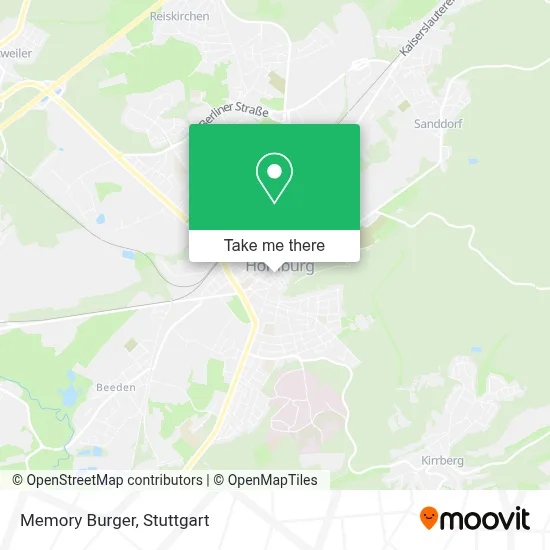 Memory Burger map