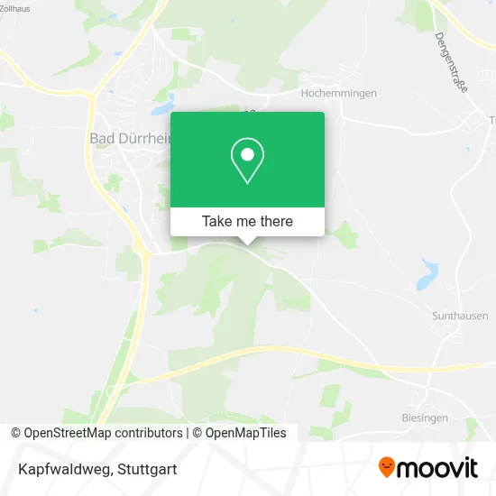Kapfwaldweg map