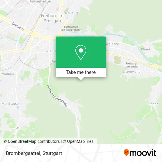 Brombergsattel map