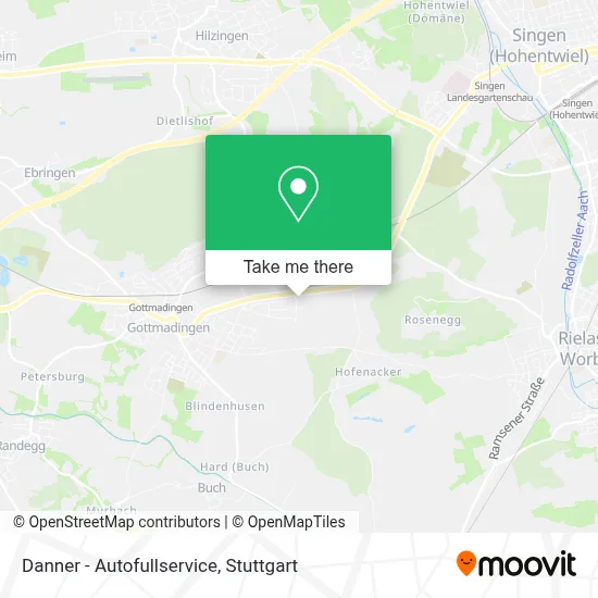 Danner - Autofullservice map