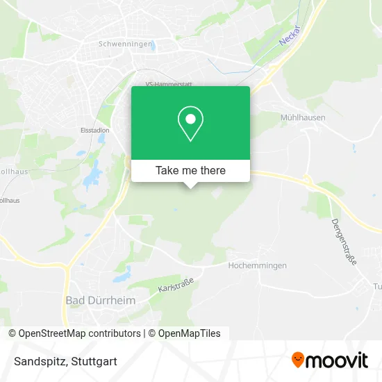 Sandspitz map