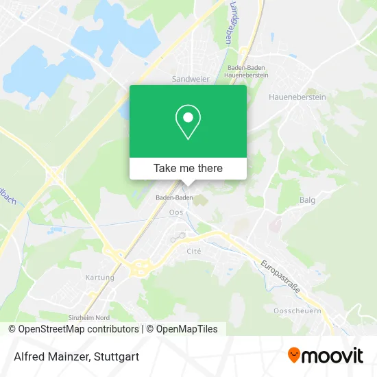 Alfred Mainzer map