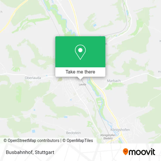 Busbahnhof map
