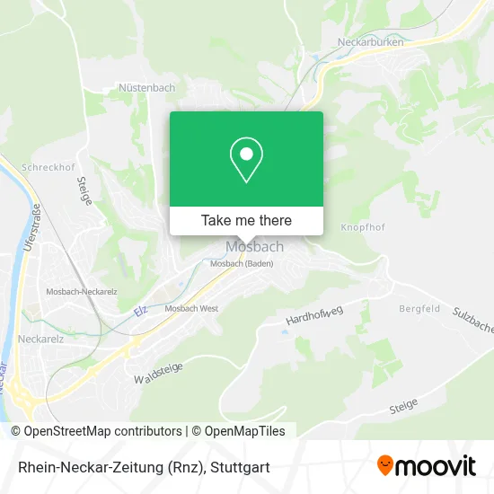 Rhein-Neckar-Zeitung (Rnz) map