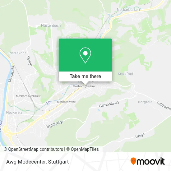 Awg Modecenter map