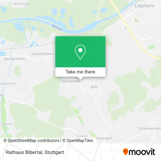 Rathaus Bibertal map