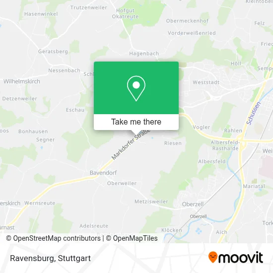 Ravensburg map