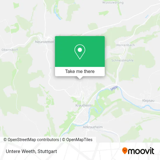 Untere Weeth map