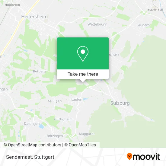 Sendemast map