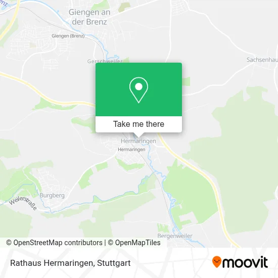 Rathaus Hermaringen map